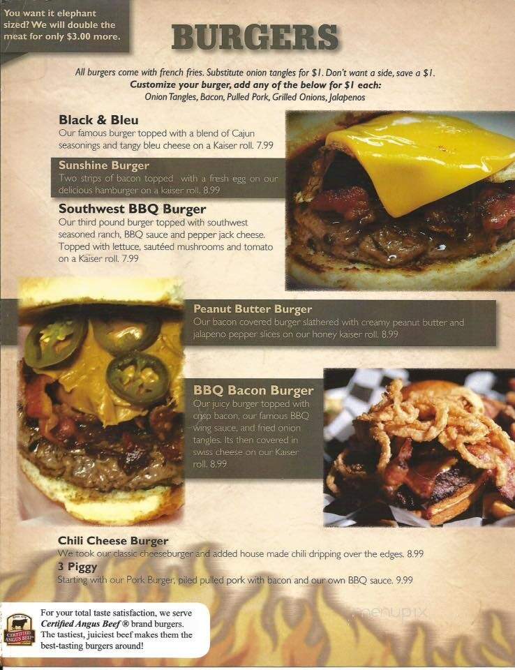 Peanut Food & Spirits - Fort Wayne, IN menu_pic