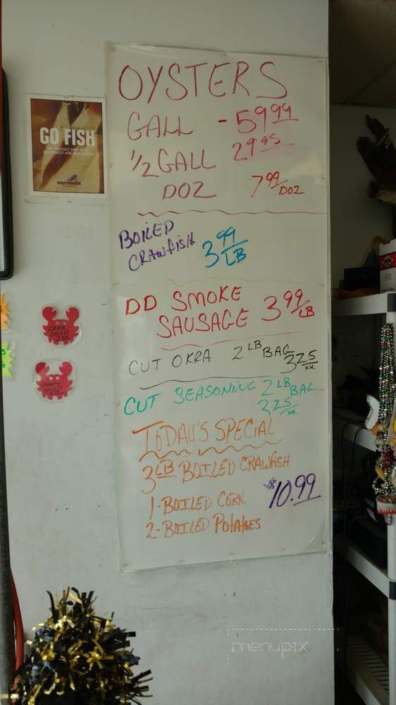 Jefferson Seafood Shack - Jefferson, LA menu_pic