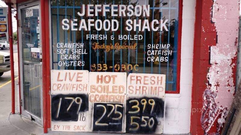 Jefferson Seafood Shack - Jefferson, LA menu_pic