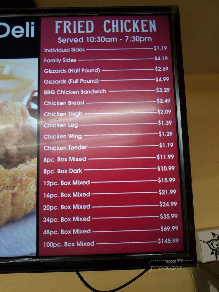 Fort Dick Market & Deli - Crescent City, CA menu_pic