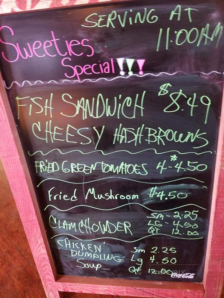 Sweetie's Cinnamon House - Scenery Hill, PA menu_pic