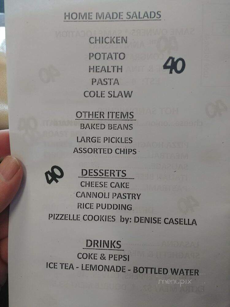 Casella's Italian Delicatessen - Scottsdale, AZ menu_pic