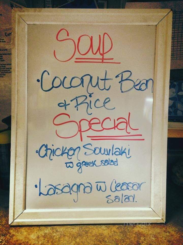 Cafenara - Terrace, BC menu_pic