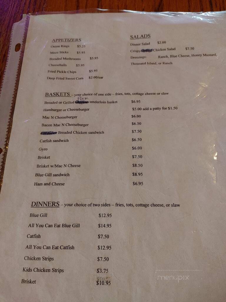 Riscky's Bar & Grill - Reynolds, IL menu_pic