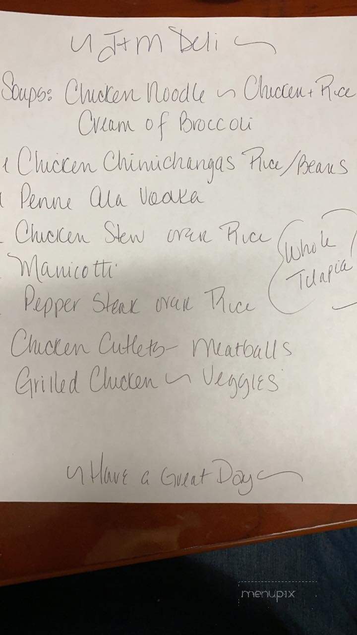 J & M Fine Foods - Bedford Hills, NY menu_pic