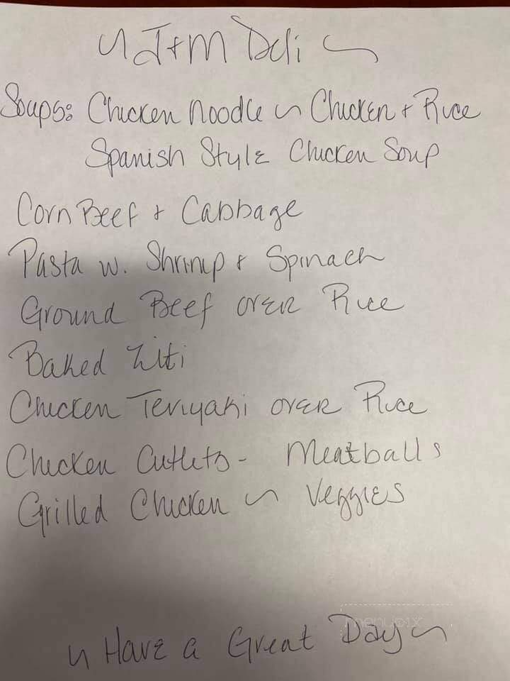 J & M Fine Foods - Bedford Hills, NY menu_pic