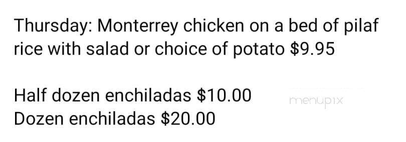 Sotos Family Restaurant - Wheeler, TX menu_pic