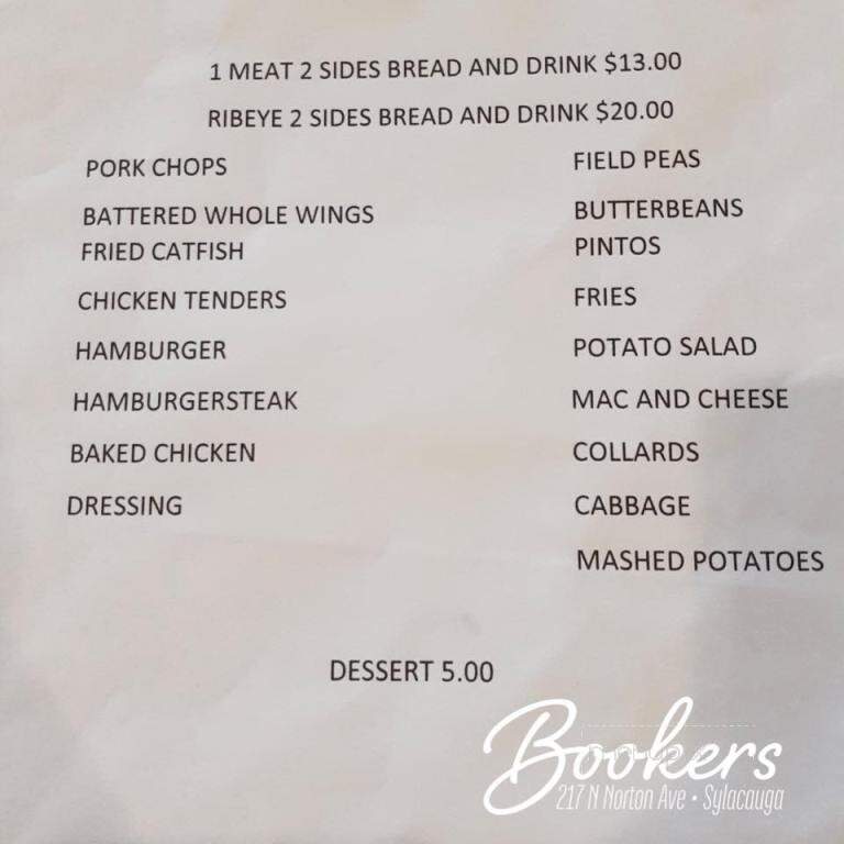Booker's BBQ - Sylacauga, AL