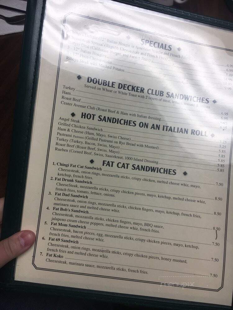 Bob's Restaurant & Deli - Jim Thorpe, PA menu_pic