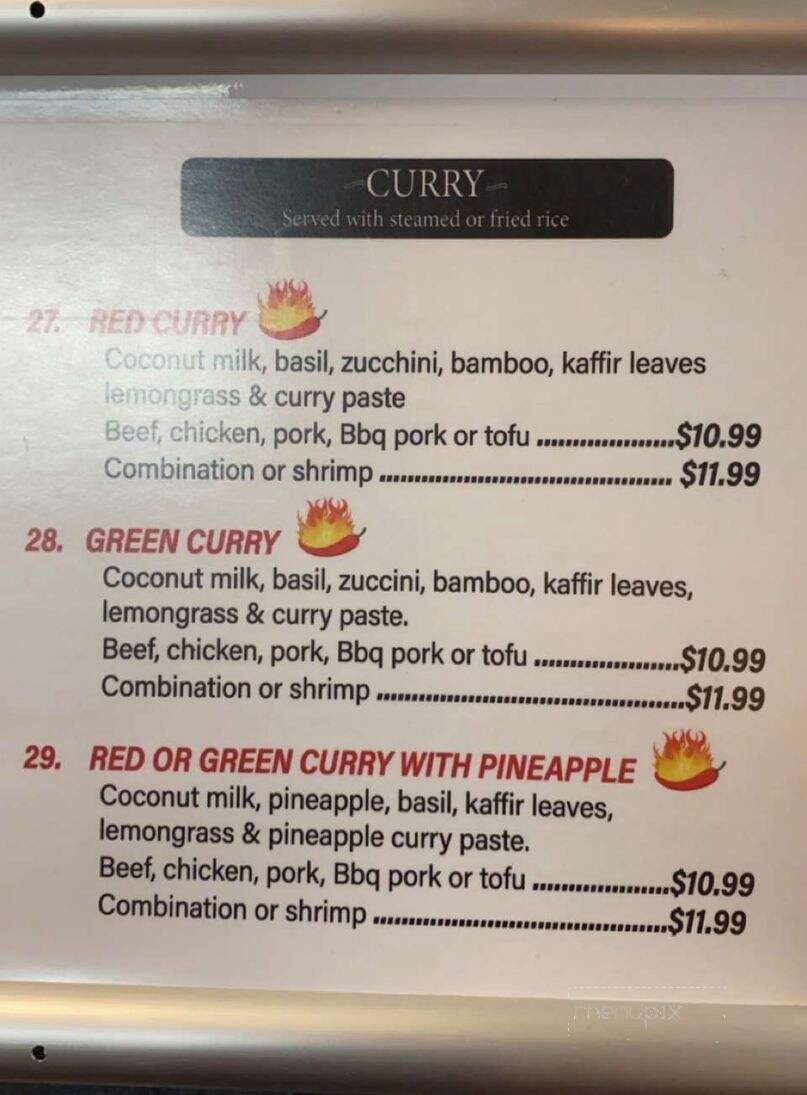 Ooy's House Thai & Chinese Food - Roswell, NM menu_pic
