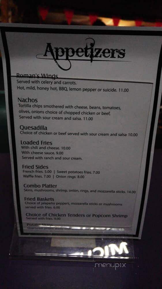 Roman's Oasis - Goodyear, AZ menu_pic