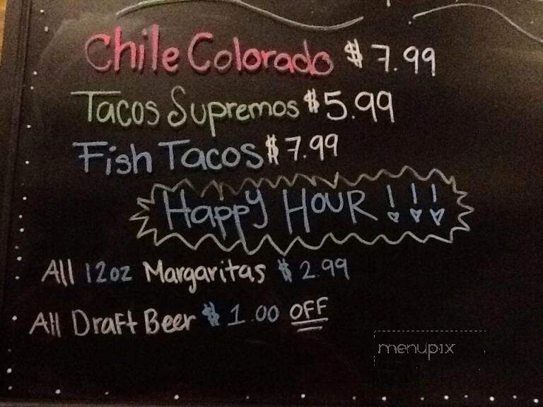 Guadalajara Mexican Restaurant - Indianola, MS menu_pic