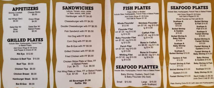 Welika Fish House - Lilesville, NC