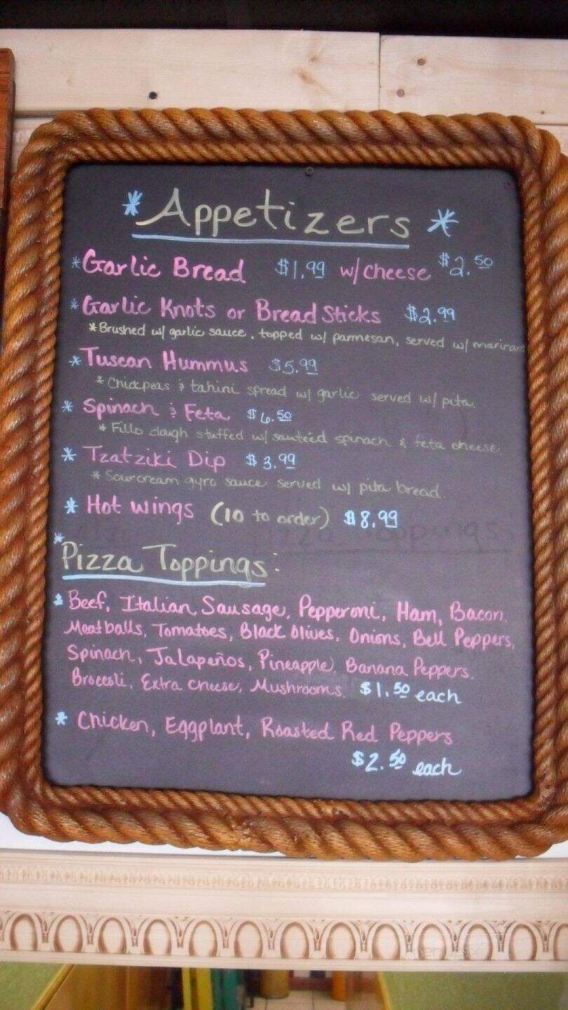 Ala Mario's Pizza - Conway, SC menu_pic