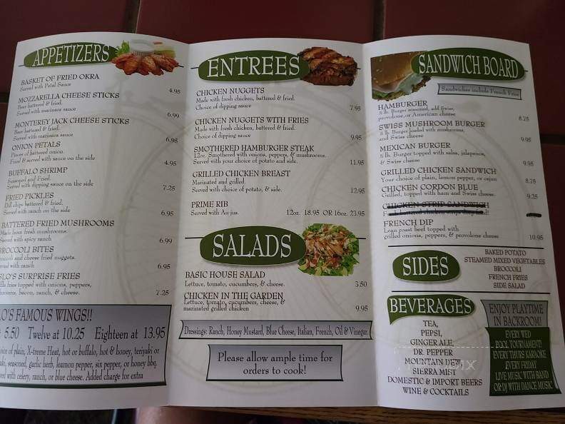 Oslo's Spirits & Fine Foods - Cheraw, SC menu_pic