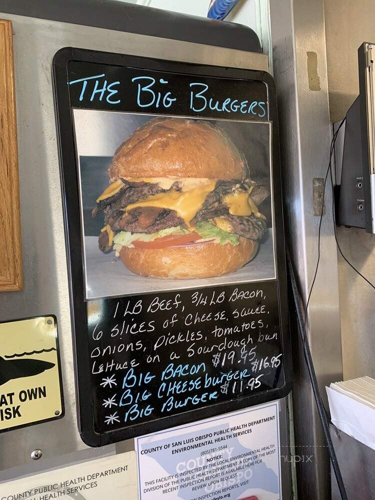Garlands Hamburgers - Grover Beach, CA menu_pic