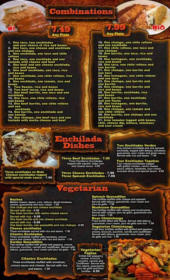 Asadores Mexican Grill Steak House - Morton, MS menu_pic