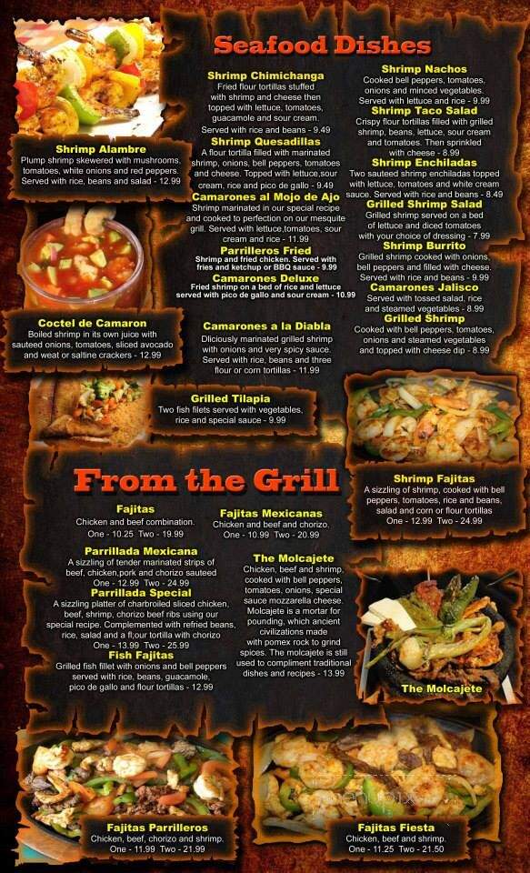 Asadores Mexican Grill Steak House - Morton, MS menu_pic