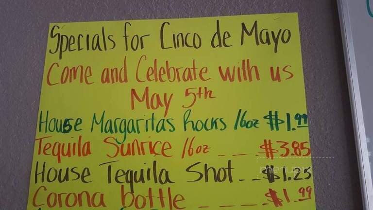 El Patron - Seymour, MO menu_pic