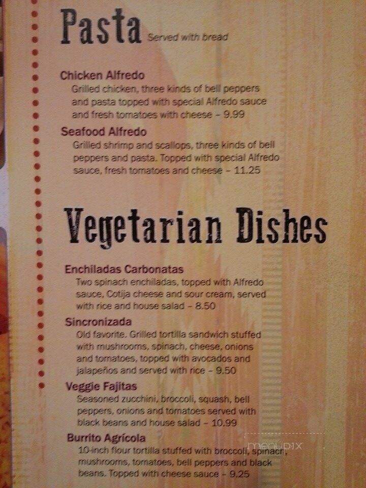 El Patron - Seymour, MO menu_pic