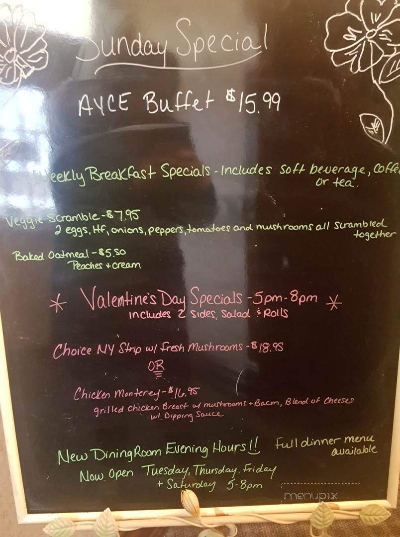 Millersburger Hotel - Millersburg, PA menu_pic