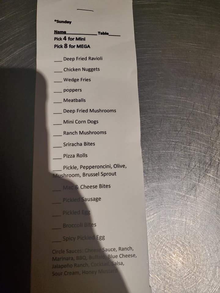 Horsin' Around Saloon - Pittsville, WI menu_pic