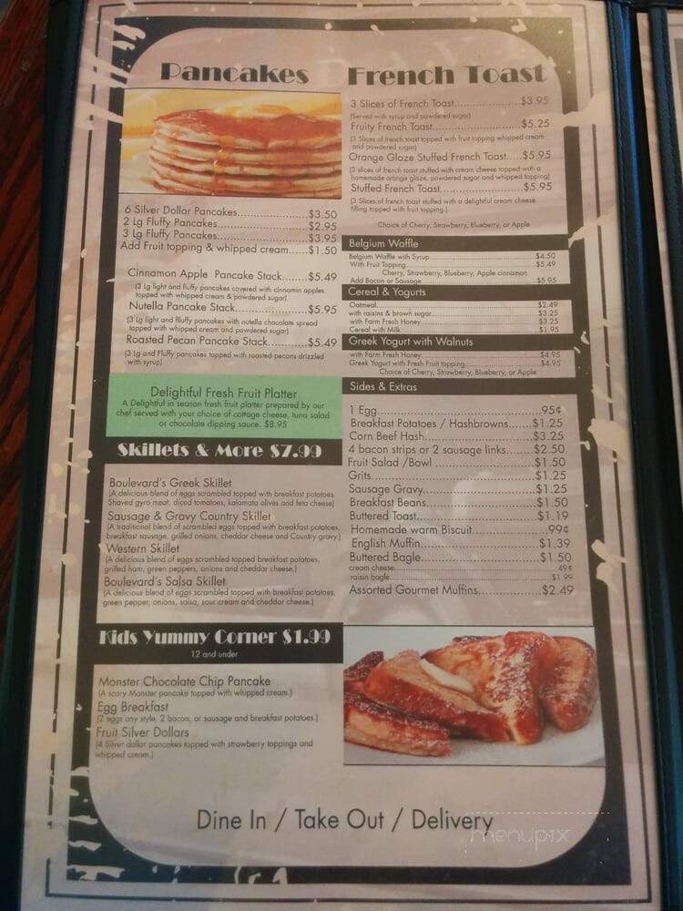 Boulevard Family Restaurant - New Port Richey, FL menu_pic