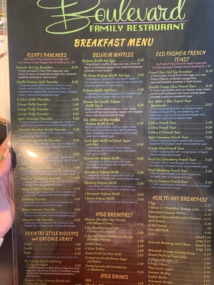 Boulevard Family Restaurant - New Port Richey, FL menu_pic
