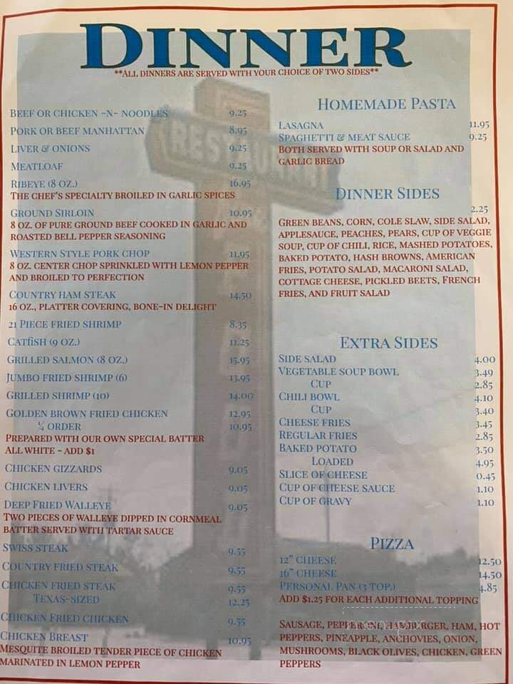 Lu-Bob's Family Restaurant - Greenville, IL menu_pic