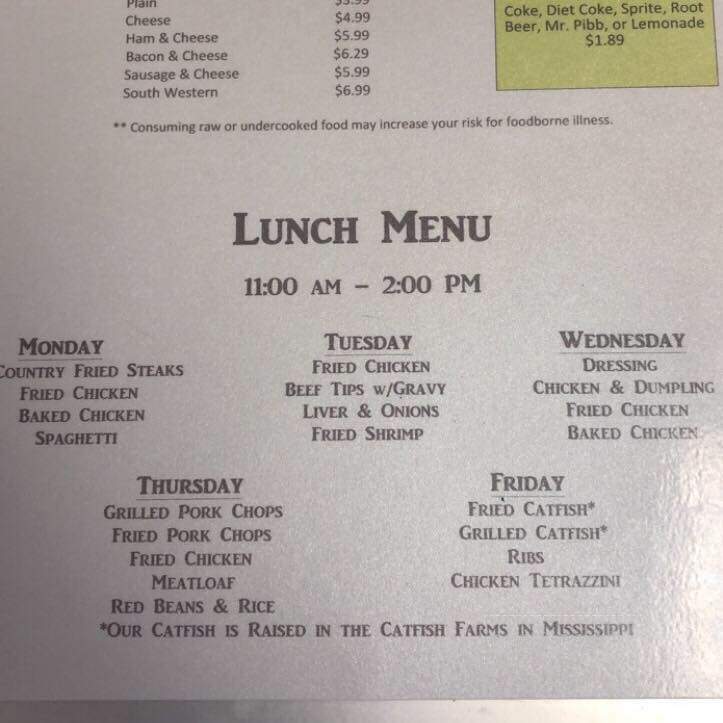 Mom & Dad's Country Cooking - Petal, MS menu_pic
