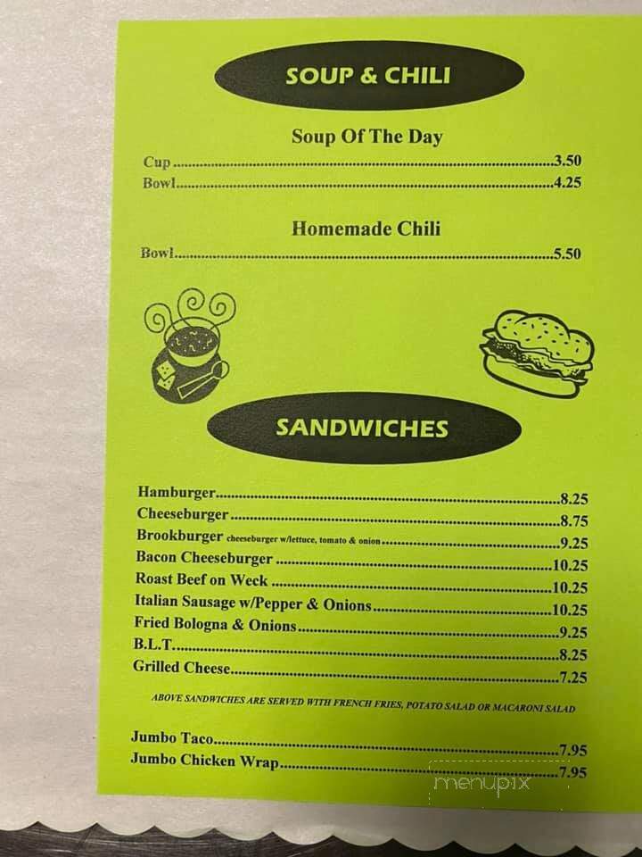 Meadowbrook Restaurant & Bar - Derby, NY menu_pic