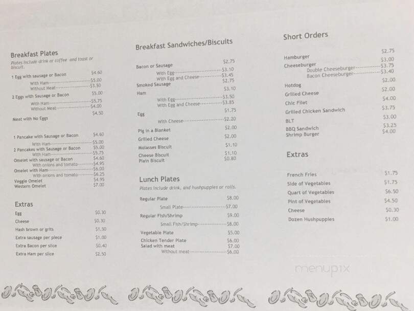 Mae's Restaurant - Seven Springs, NC menu_pic
