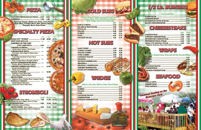 Pizza City - Lock Haven, PA menu_pic