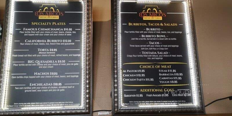 Los Arcos Mexican Grill - Truckee, CA menu_pic
