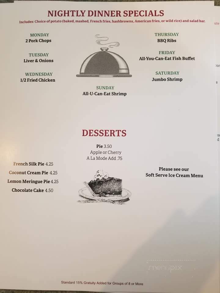 Country Cafe - Eyota, MN menu_pic