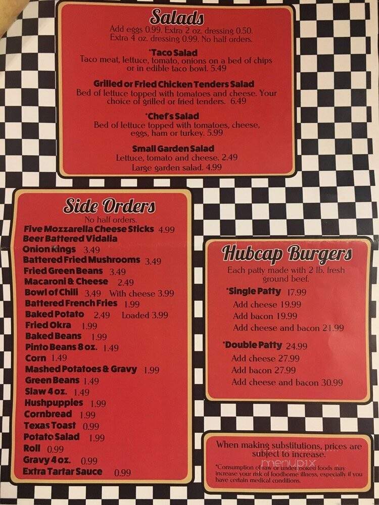 Bailey's Country Cooking - Melbourne, AR menu_pic