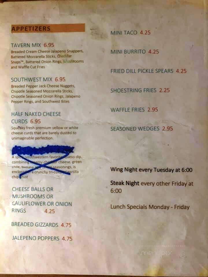 Riverside Tavern - Lehigh, IA menu_pic