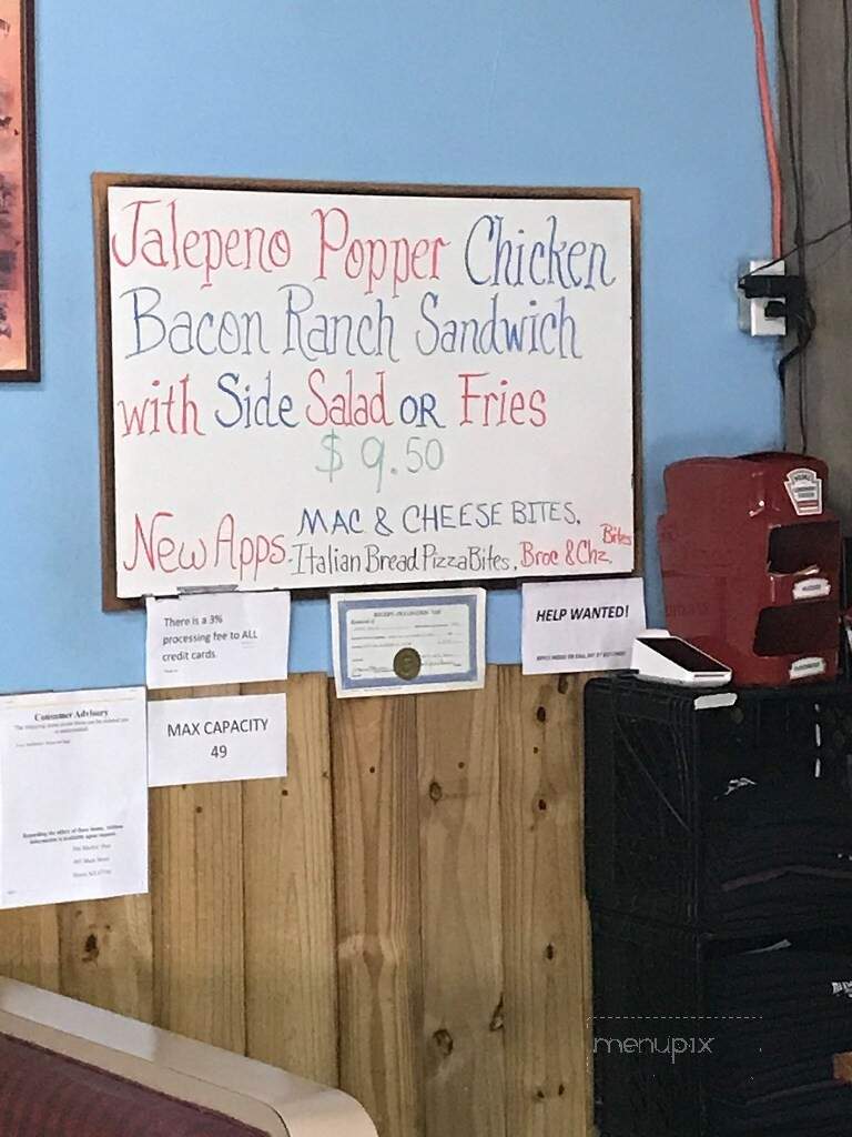 Hitchin Post - Hoxie, KS menu_pic
