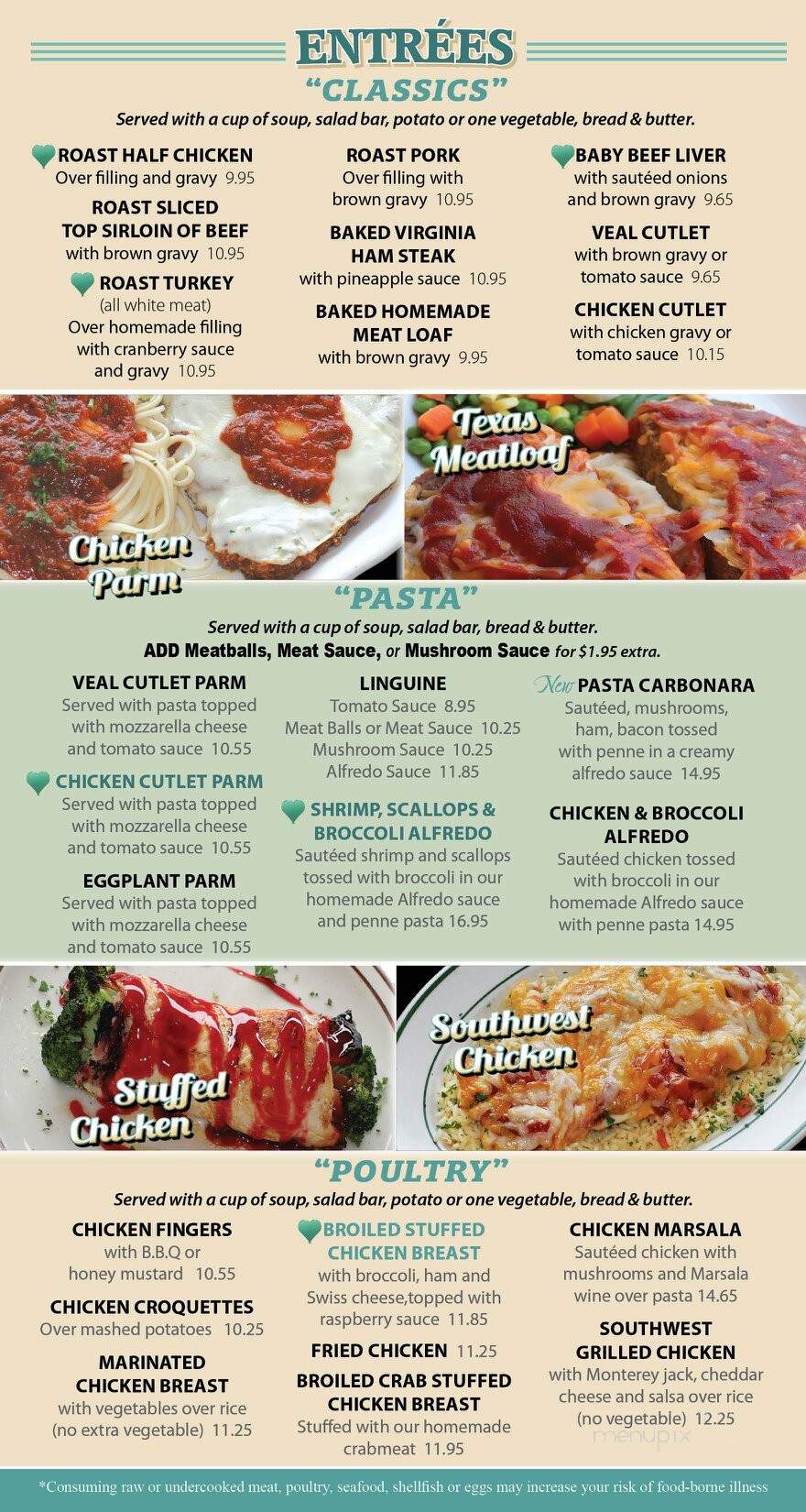 Williams Restaurant - Easton, PA menu_pic