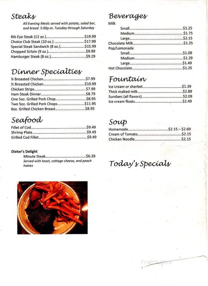 Leo's Good Food - Redfield, SD menu_pic