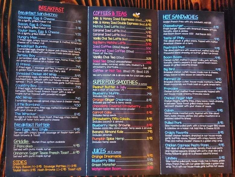 Karen's Cafe - Greenwood Lake, NY menu_pic