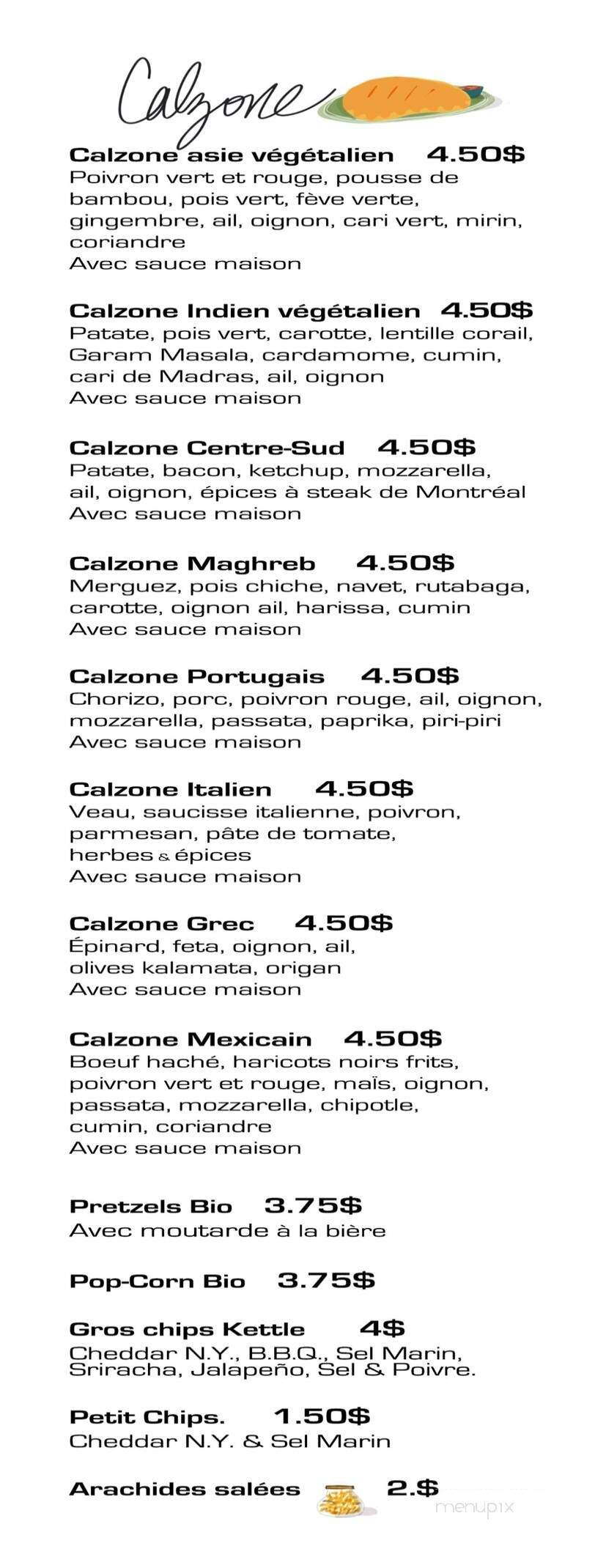 Chevalier Blanc - Montreal, QC menu_pic