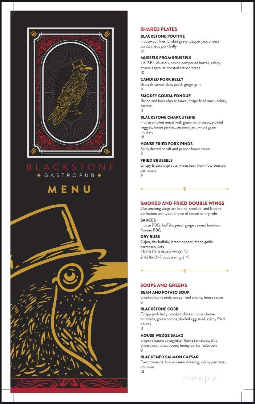 Blackstone Gastropub - Joplin, MO menu_pic