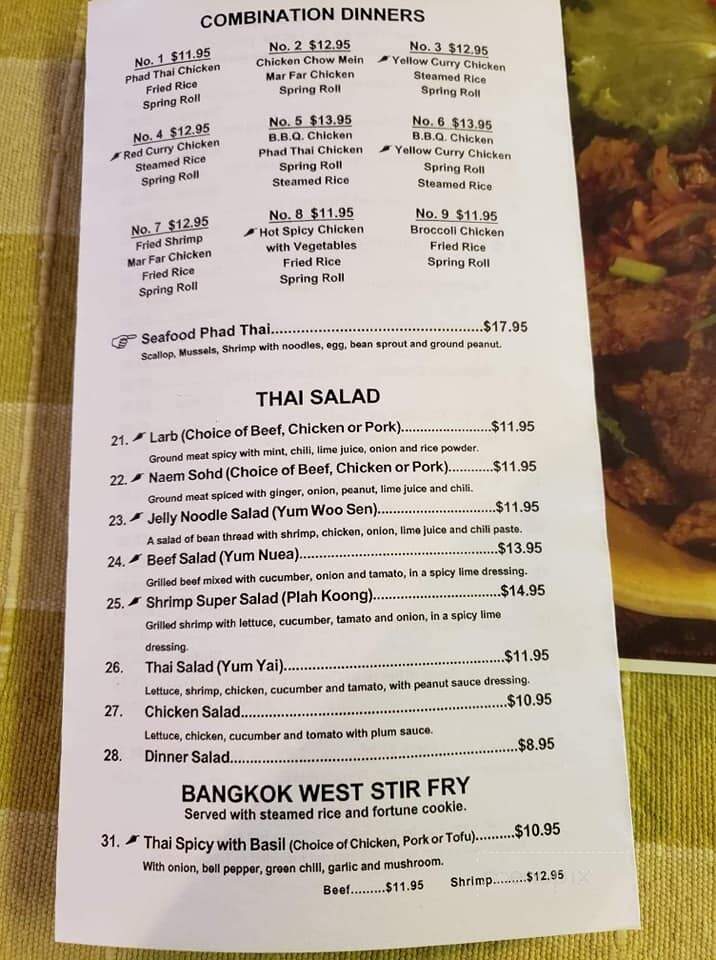 Bangkok West Cuisine - Roseburg, OR