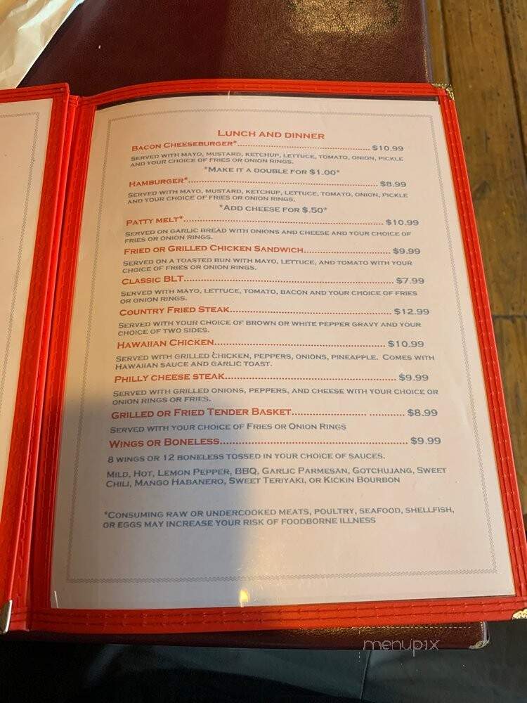 Pop's Dockside Grill - Donalsonville, GA menu_pic