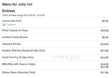 Jolly Inn - Germfask, MI menu_pic