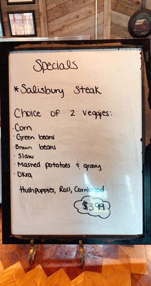 Smoke House - Newport, AR menu_pic