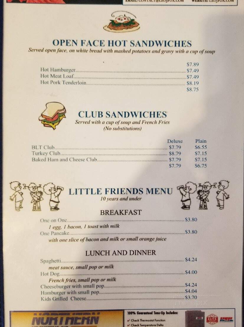 Lakeside Restaurant - Antioch, IL menu_pic