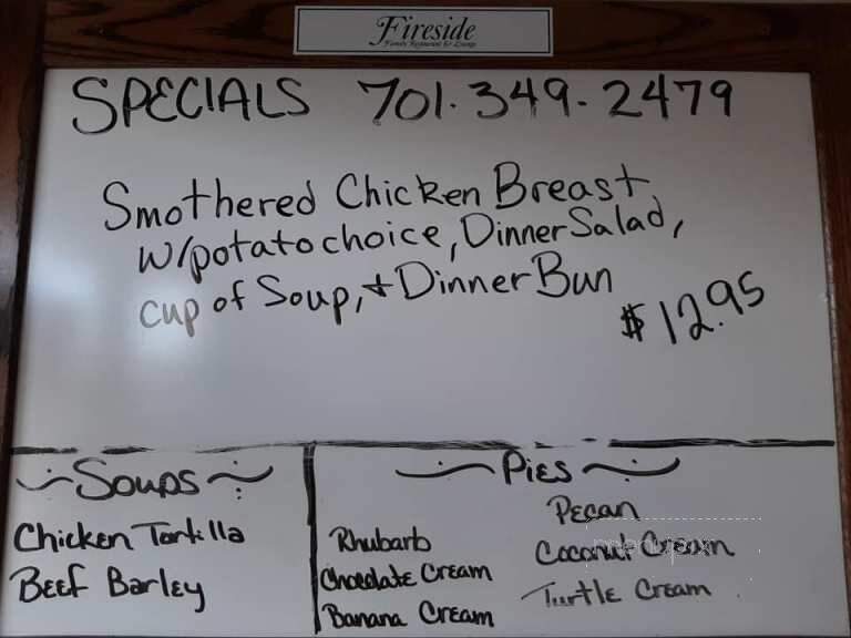 Fireside Steakhouse & Lounge - Ellendale, ND menu_pic