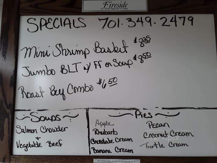 Fireside Steakhouse & Lounge - Ellendale, ND menu_pic